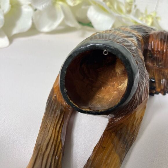 Hand carved wooden Dog bobble head - Picture 9 of 12